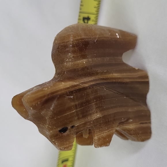 Squirel Hand carved Alabaster Marble soapstone? Figure 2.5" - Picture 8 of 13